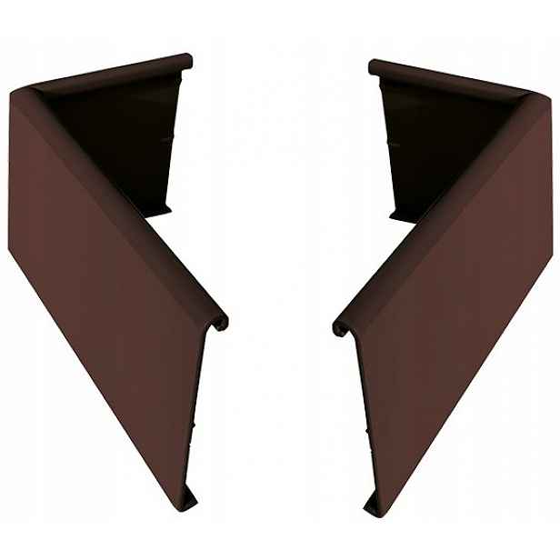 Spojovací Roh W35+ Loggia Pravý Levý 5x10cm 90 Hnědý RAL8019