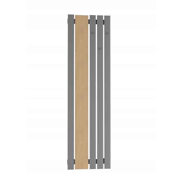Dekorativní panelový radiátor Bello wood hook 160/52 Antracit
