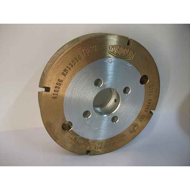Diamantový kotouč pro broušenou hranu skla Tyrolit 100 mm C12