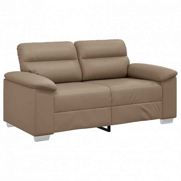 vidaXL Dvoumístná pohovka Cappuccino 160x81x84 cm umělá kůže