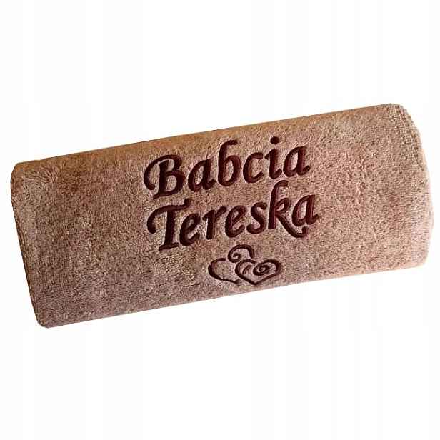 Dárek k Vánocům pro babičku a dědečka pod stromeček Ručník s výšivkou a jménem
