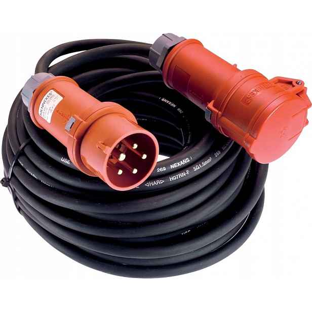 Prodlužovací kabel Cee 25 m 16 A IP44 H07RN-F5G25 400V