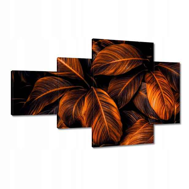 Obrazy 130x80 Oranžové listy