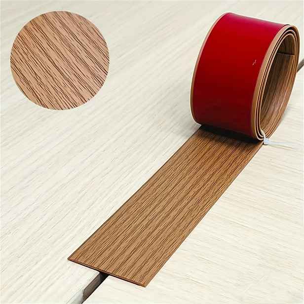 TEMU 1ks Snadno Instalovatelný 5cm x 2m PVC Přechodový Pruh na Podlahu - Ideální pro Bezšvovou Dekoraci Vnitřních Stěn & Pasů, Odolné Zakrytí Švů v