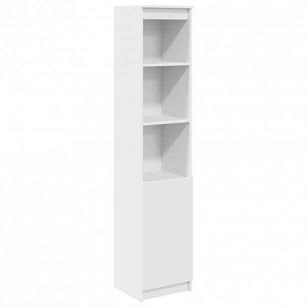 vidaXL Vysoká deska bílá 37,5x35x180 cm Dřevěná konstrukce