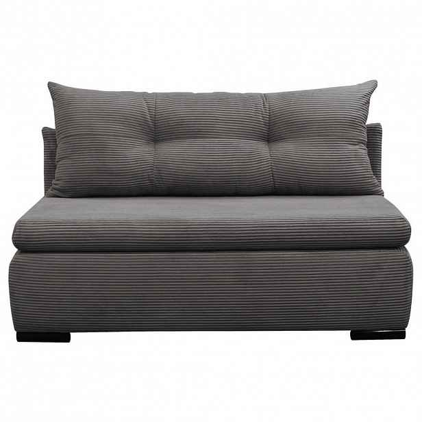 MID.YOU ROZKLÁDACÍ POHOVKA, textil, šedá