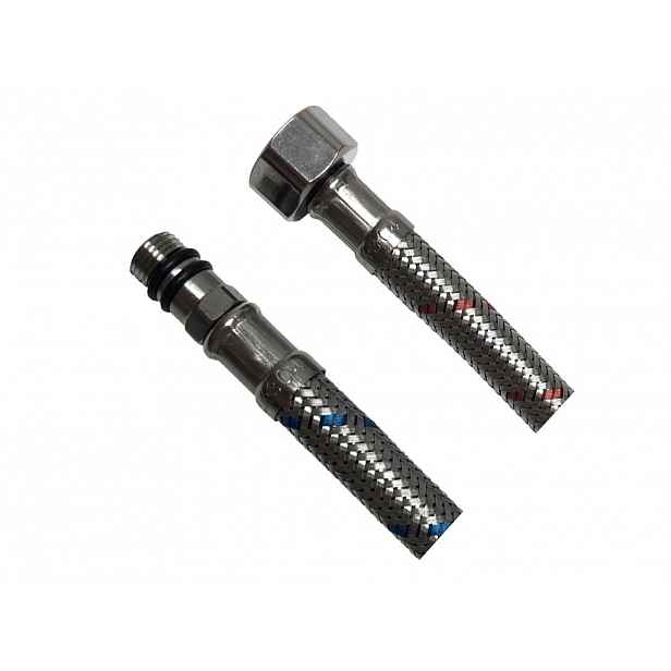 Flexibilní připojovací hadice stojánkové baterie  M10x3/8" - nerez - 60 cm - 2ks