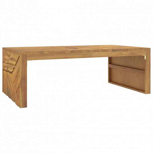 vidaXL Konferenční stolek 110x60x38 cm masivní teakové dřevo