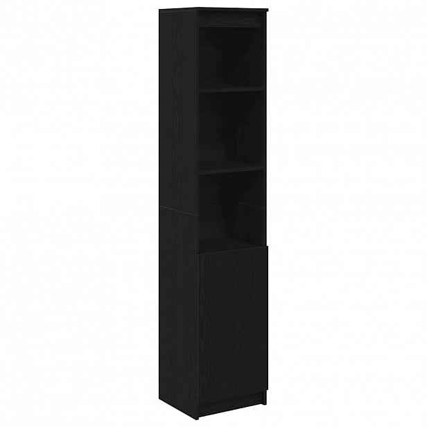 vidaXL Vysoká deska Černý dub 37,5x35x180 cm Dřevěná konstrukce