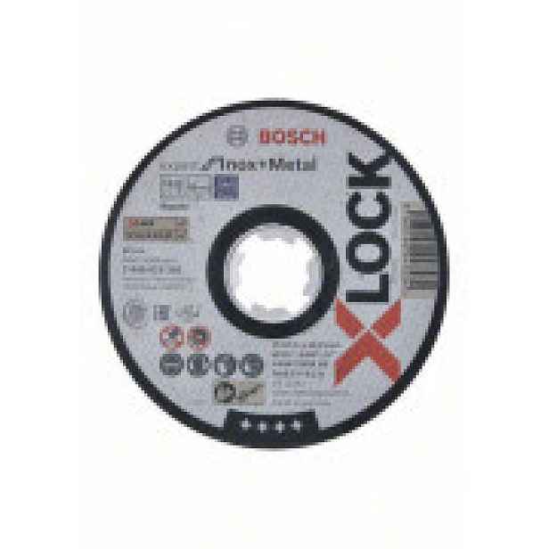 Dělící kotouč rovný Bosch X-LOCK Expert for Inox+Metal 115×1×22,23 AS 60 T INOX BF