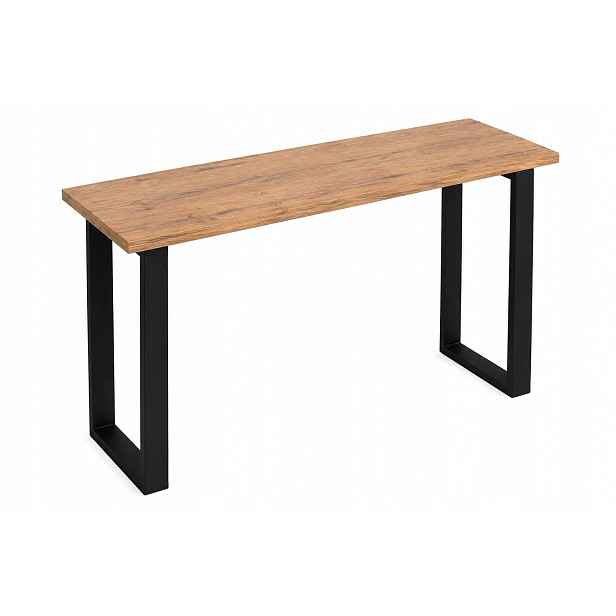 Konzolový Stolek Stolek Toaletní Stolek 80x40x90 dub lancelot