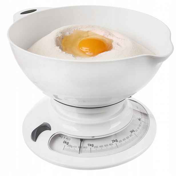 Kuchyňská Váha Mechanická S Mísou 5 Kg Orion Bez Baterie 2,6 L