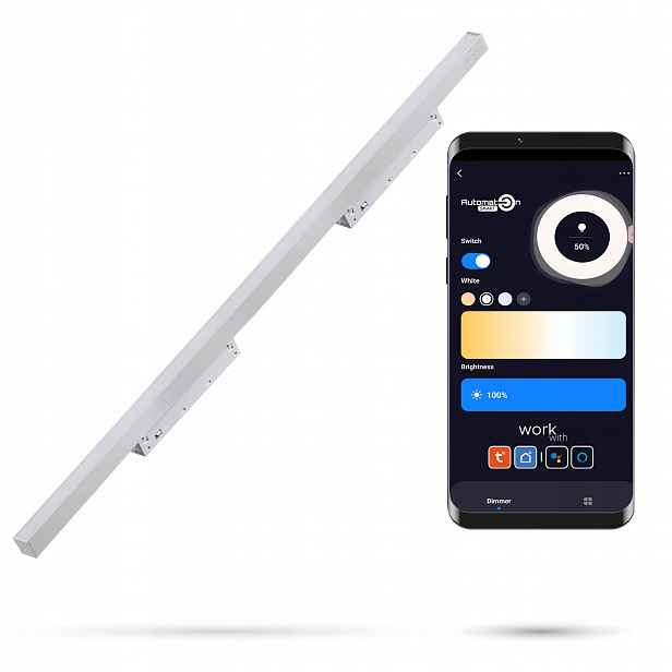 Lineární reflektor Bílý Led Zigbee Flood 30W Smart Track 48VDC 3000-6000K