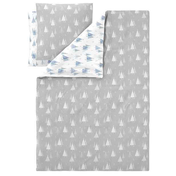 Livarno® Oboustranné ložní povlečení z jemného flanelu / ložní povlečení z jemného flanelu, 240 x 220 cm (jedle)