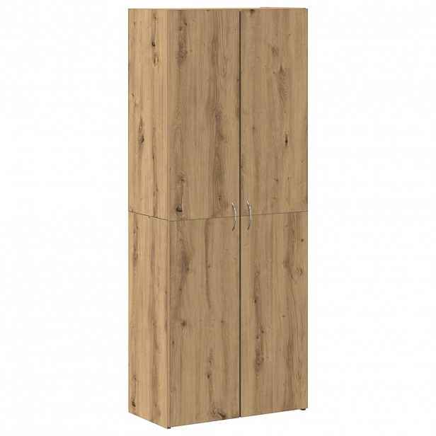 vidaXL Kancelářská skříň Artisanový dub 60 x 32 x 152,5 cm