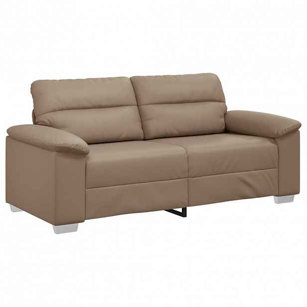 vidaXL Dvoumístná pohovka Cappuccino 180x81x84 cm umělá kůže