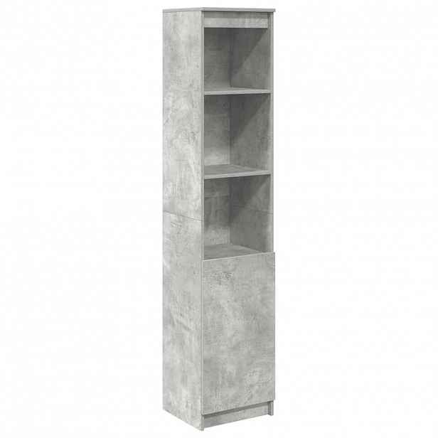 vidaXL Highboard Concrete Grey 37,5x35x180 cm Dřevěná konstrukce