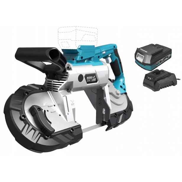 Dedra Akumulátor 2Ah Sada pro řezání kovů DED6902 127mm 18V