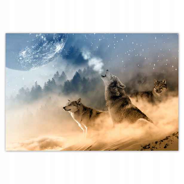 Fototapety flizelina 104x70 Vyjící vlk