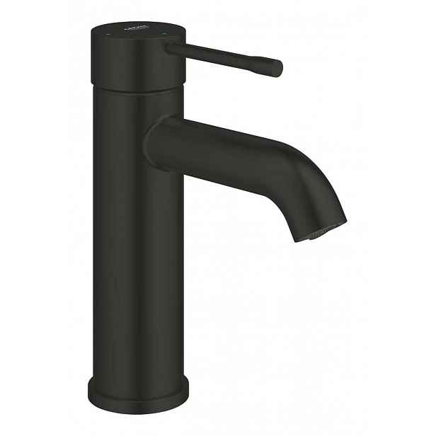 Grohe Essence New - Umyvadlová baterie s výpustí Push-Open, studený start, matná černá 237972431