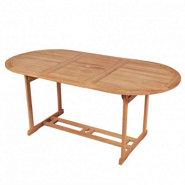 vidaXL Zahradní stůl 180 x 90 x 75 cm masivní teakové dřevo