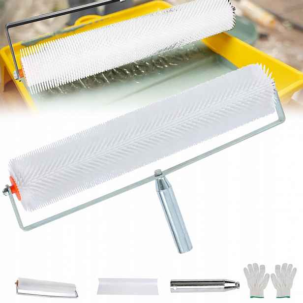 ostnatý váleček pro odvzdušňování výtoků 85 x 500 mm, výška hrotů 21 mm