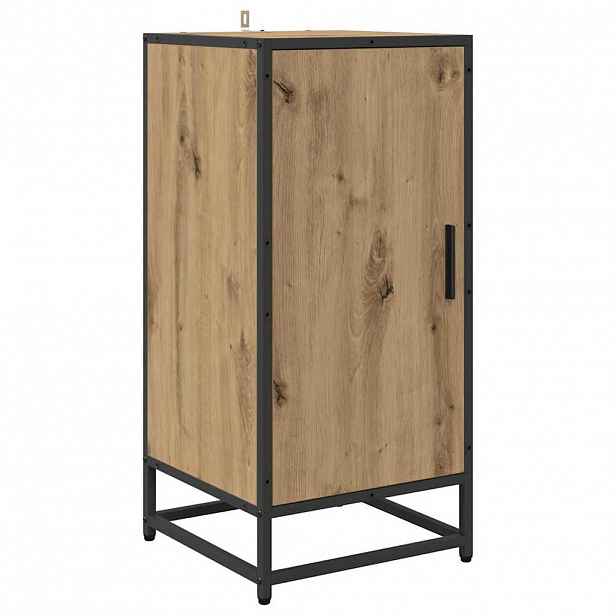 vidaXL Servírovací skříň Artisanový dub 35,5 x 35 x 76 cm