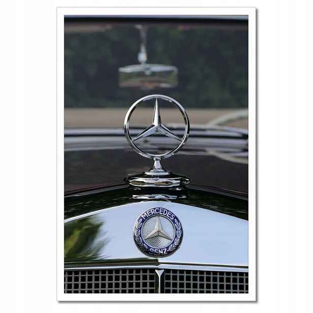 Plakáty v rámu 40x60 Známka Mercedes Benz