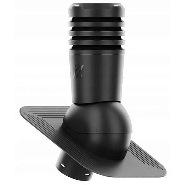 125 mm Větrací Komín pro střešní asfaltový šindel Ecoline