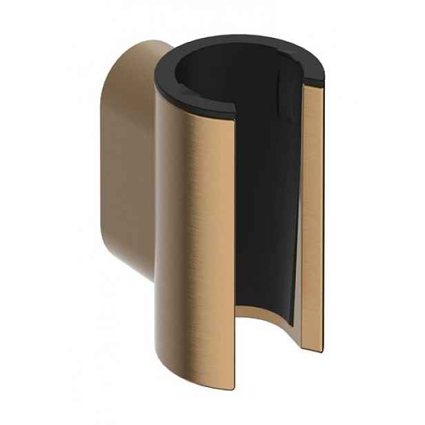 Držák sprchy Hansgrohe Porter Fine pevný kartáčovaný bronz 28885140