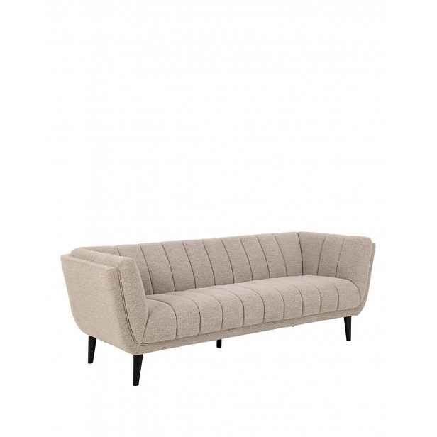Pohovka Tampa, trojmístná, béžová bouclé, elegantní design