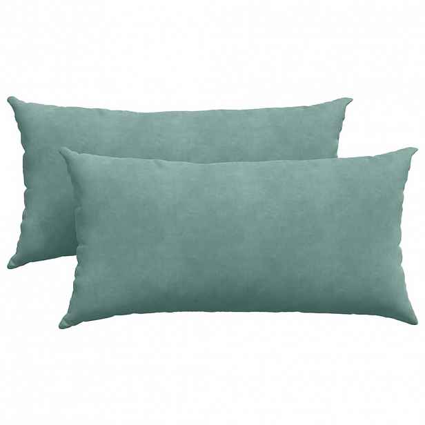 vidaXL Pohovkové polštáře 2 pcs Mořská zelená 80 x 40 cm
