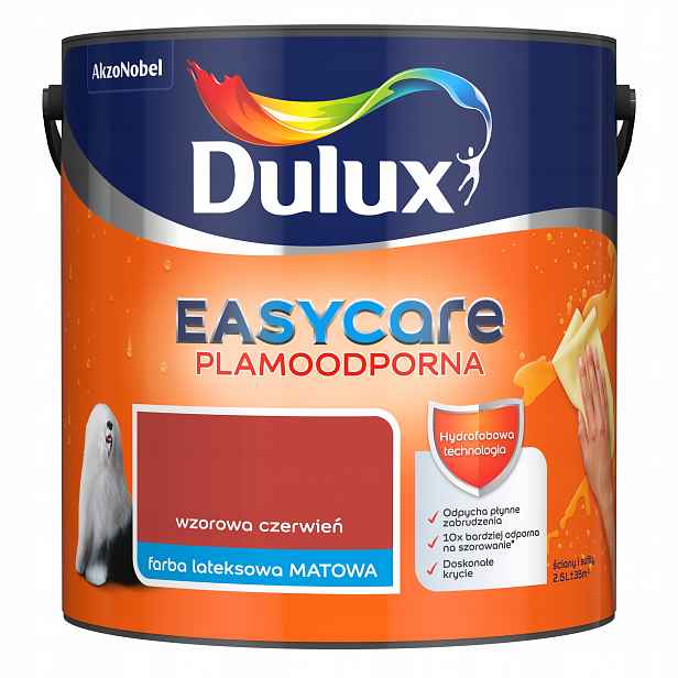 Dulux EasyCare barva Vzorovaná červená mat 2,5L