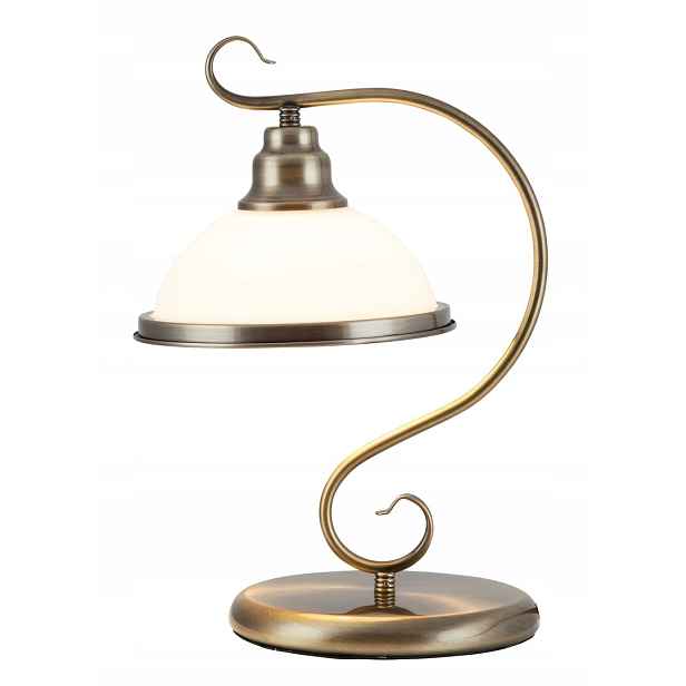 Stolní lampa Rabalux Elisett Classic bronzová E27 39 Cm