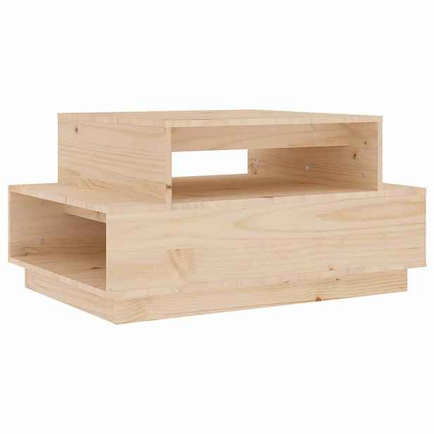 vidaXL Konferenční stolek 80x55x40,5 cm masivní borové dřevo