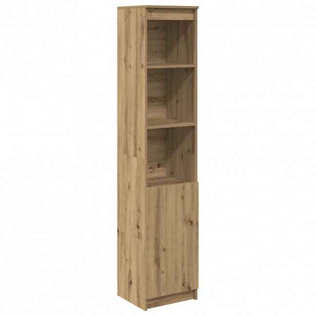 vidaXL Vysoká deska Artisan Dub 37,5x35x180 cm Dřevěná konstrukce