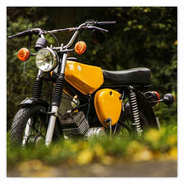 Plakáty 140x140 motocykl Simson Klasika