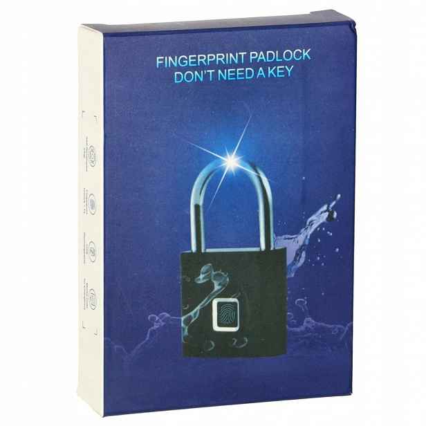 Elektronický zámek Smart s inteligentním zámkem na otisk prstu, ocelový karbo