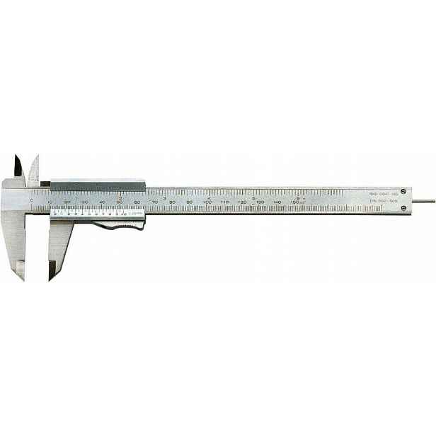 Kapesní posuvné měřítko s fixačním šroubem 150 mm 1/50, 1/1000 Fortis