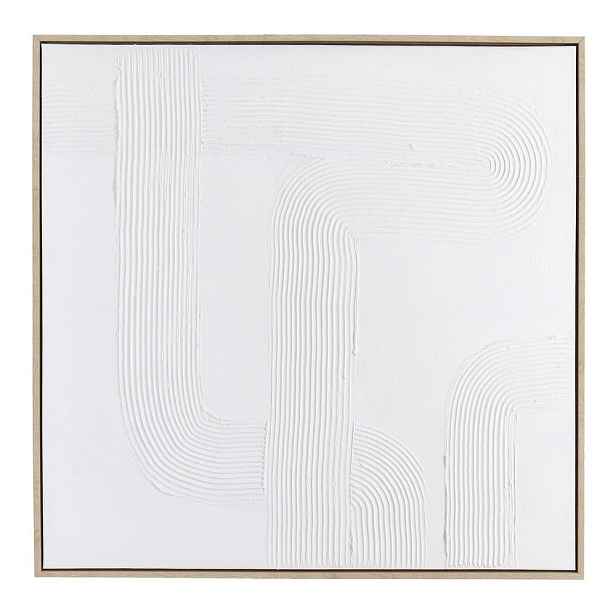 Ručně malovaný obraz s rámem/na plátně 83x83 cm Texture – Bizzotto