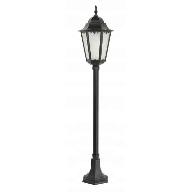 Stojací zahradní lampa 115x23 cm 1xE27 černá IP43 Su-ma Retro K 5002/2/H