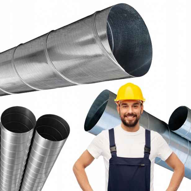 Trubka Spiro pevná, rekuperační ventilační kanál fi 315 x 1 Mb