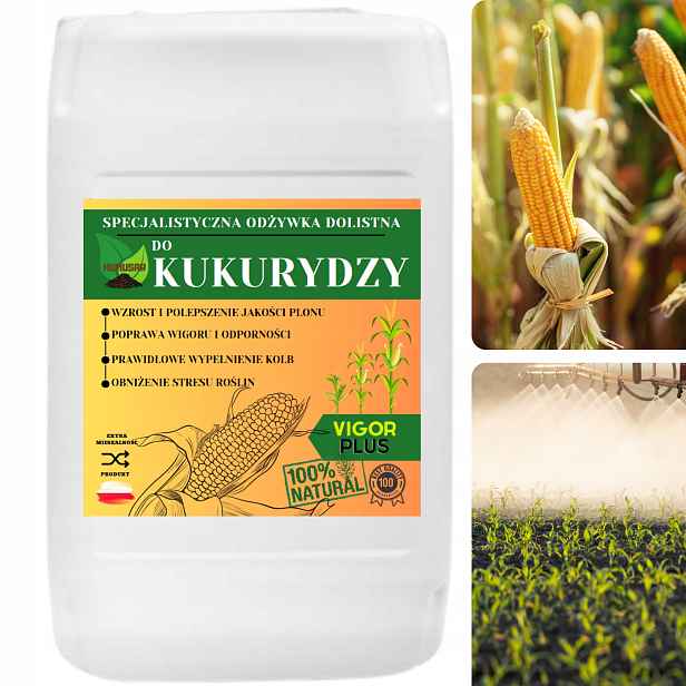 Vícesložkové Listové Hnojivo Vigor Plus Efektivní Kukuřice, Síla 20 L