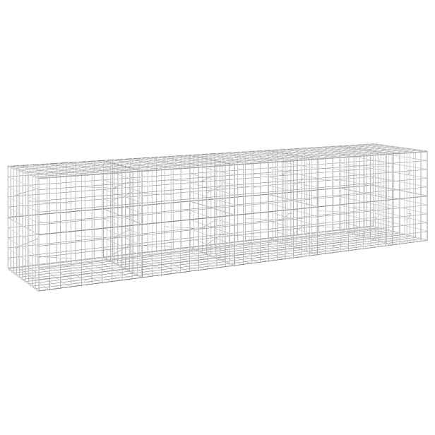 vidaXL Gabion s drátem 3,5 mm a síťkou 10x10 cm 450x100x100 cm