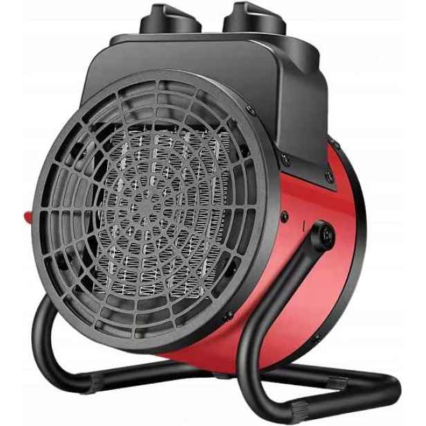 Elektrický Ohřívač Fúkač Farelka 2kW Topný Stroj S Regulací 2000W