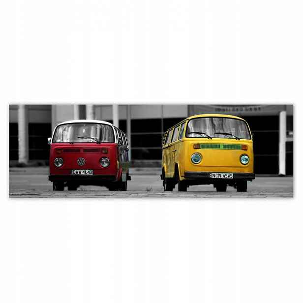 Plakáty 200x66 Červená a žlutá Vw