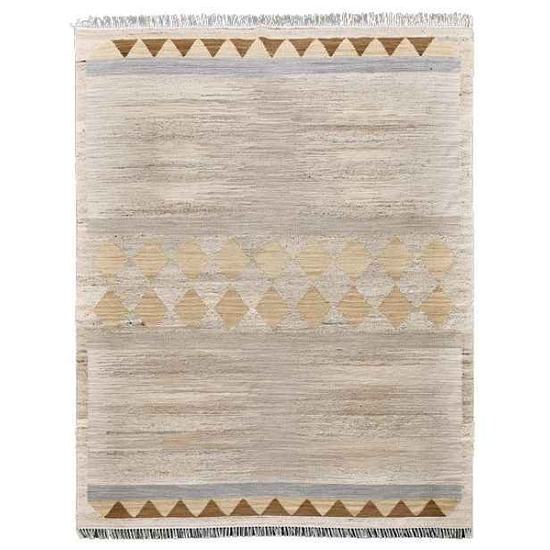 Ručně vázaný kusový koberec Angelo DESP P116 Pastel Brown Mix, 80x150, béžová, chodba / předsíň, Diamond Carpets India