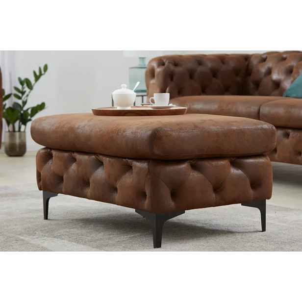 Chesterfield taburet ZETHOS Dekorhome