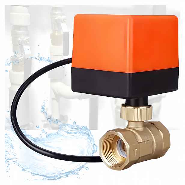 Elektroventil Kulový S Pohonem 3/4" Palce Pohon Ac 220V DN20 Dvoucestný