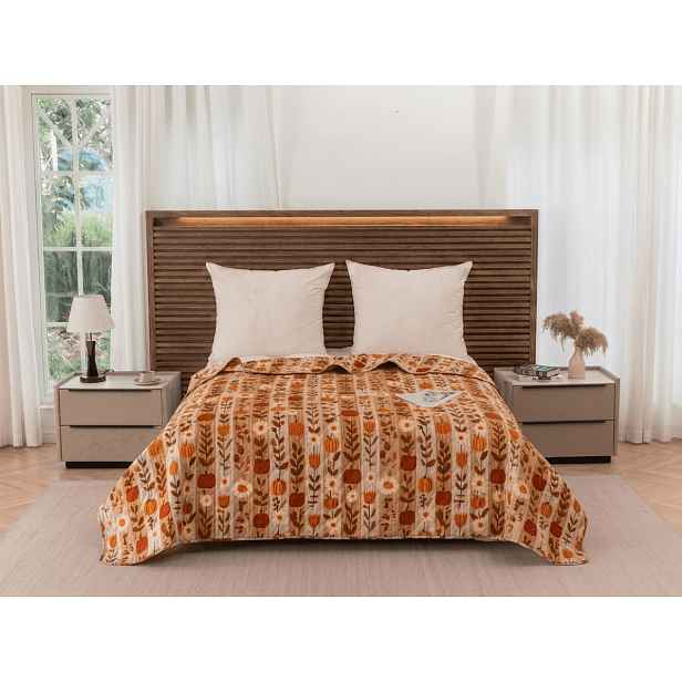 Přehoz na postel PUMPKIN STRIPES, barevný Rozměr: 170 x 210 cm